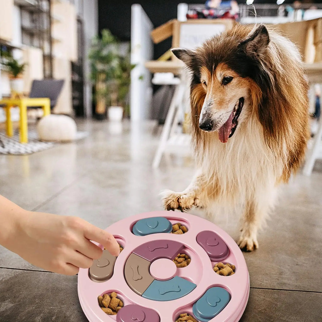 Puzzle Interactif pour Chien - Stimule l'Esprit et Distribue des Friandises !