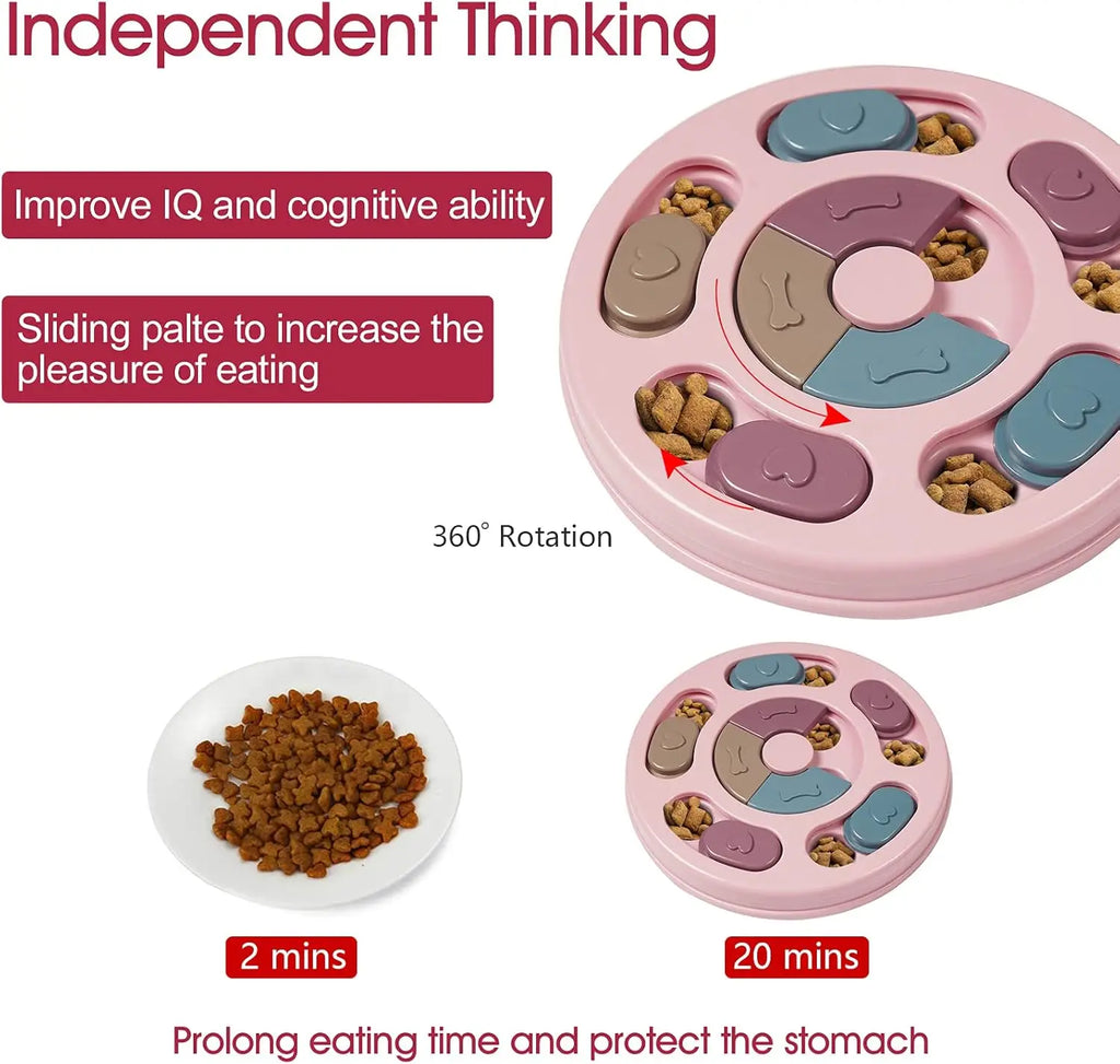 Puzzle Interactif pour Chien - Stimule l'Esprit et Distribue des Friandises !